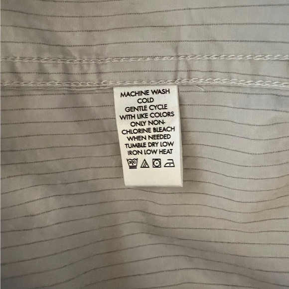 Men’s Calvin Klein Medium Button Down Casual Long Sleeves in Light Grey - Picture 8 of 12